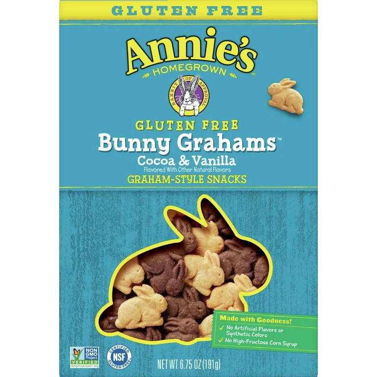 Annie's Gluten Free Cocoa & Vanilla Bunny Cookies, 6.75 oz | Walmart (US)