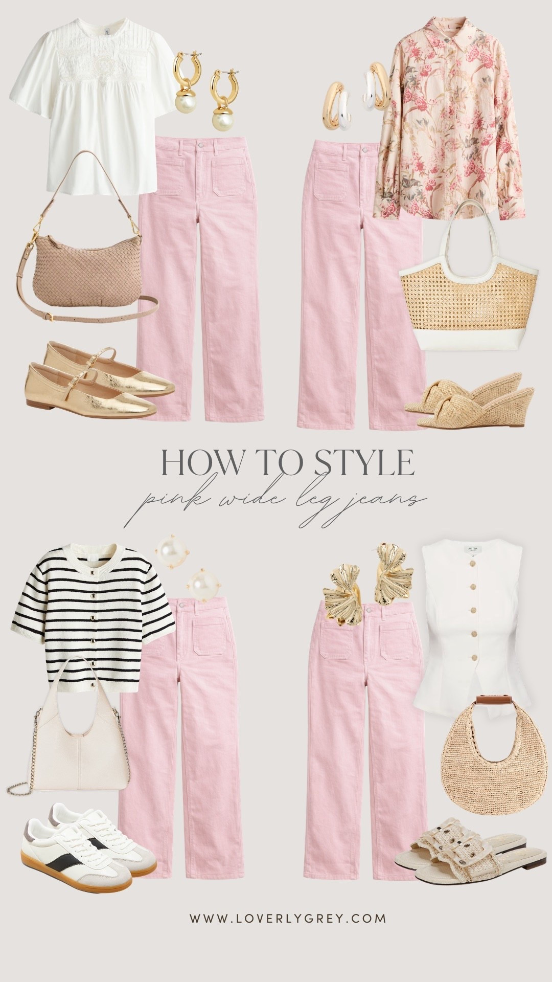 Pink wide leg jeans are such a fun way to switch up your typical white or blue denim! Can’t believe these are from Target. I love to dress these up or down, and will be loving these for Spring!

Loverly grey, pink jeans outfit ideas, spring outfit inspo, weekend work outfit ideas, Target fashion finds, how to style pink jeans, affordable wardrobe finds

#LTKootd #LTKSeasonal #LTKWorkwear