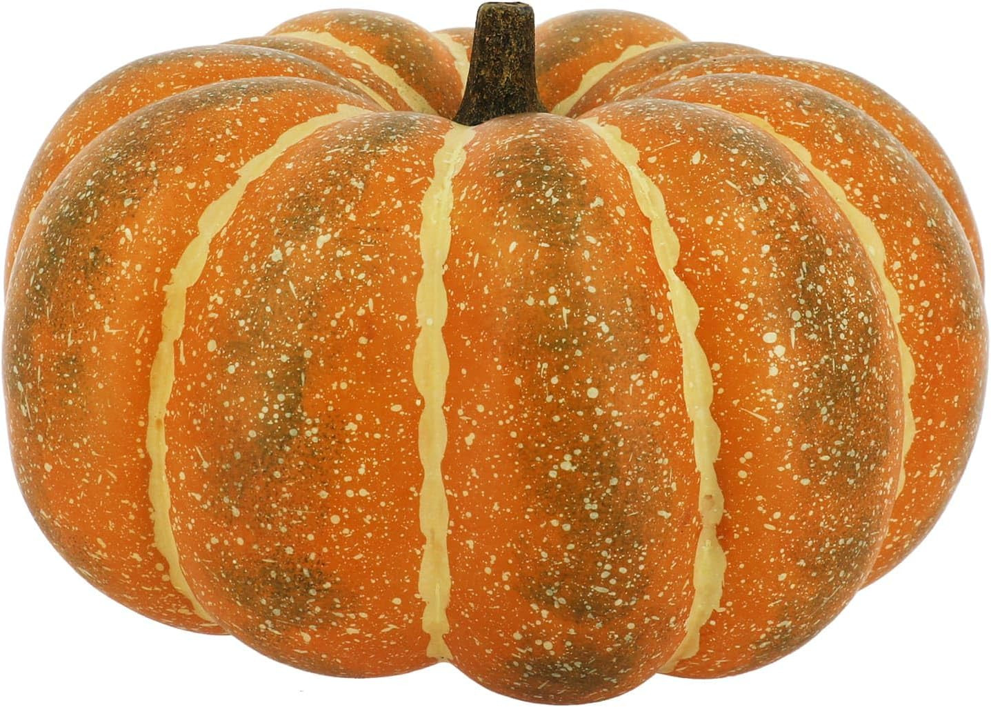 Ashland 14.5" Orange with Specks Stackable Decorative Pumpkin | Amazon (US)
