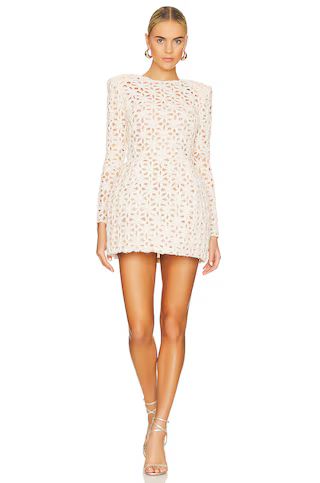 Bronx and Banco Casey Mini Dress in Beige from Revolve.com | Revolve Clothing (Global)