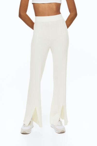 Flared Slit-hem Leggings | H&M (US + CA)