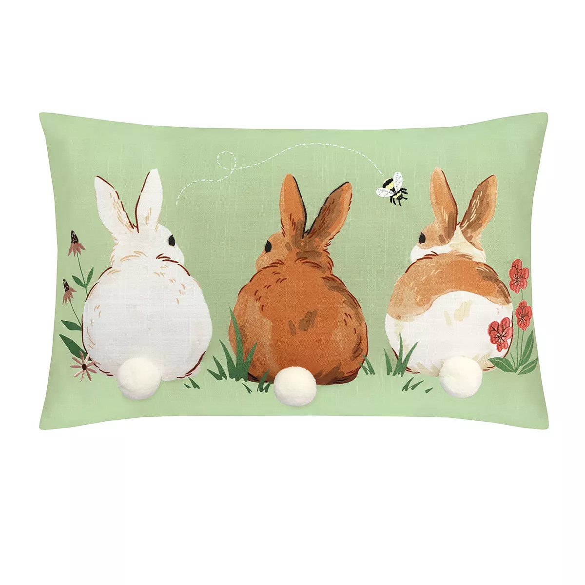 Celebrate Together Easter Green Bunny Bottoms Pillow | Kohl's