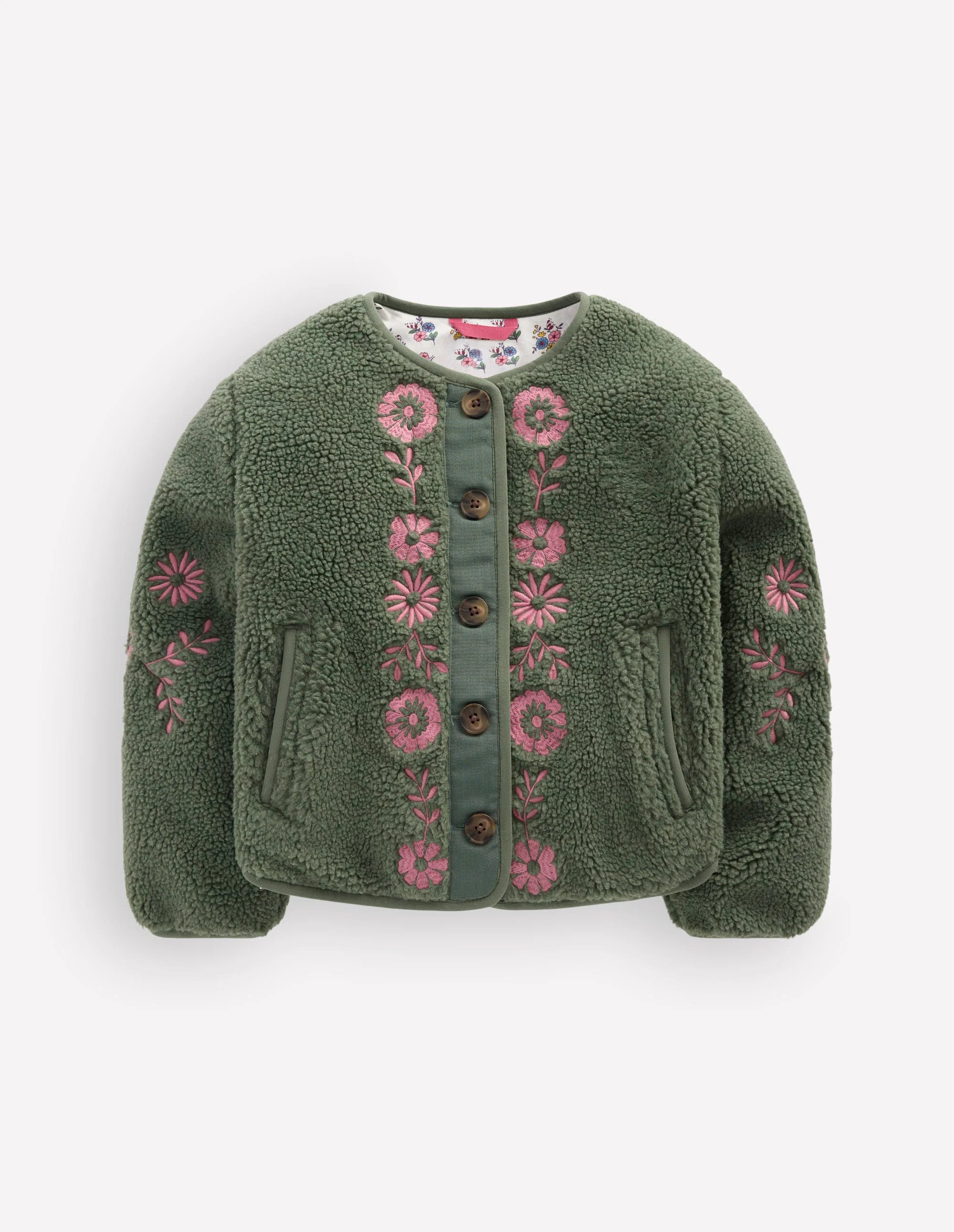 Pretty Borg Jacket-Dark Forest Embroidery | Boden (US)