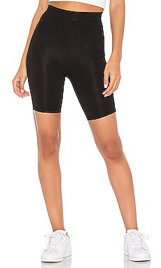 superdown Antonia Biker Short in Black from Revolve.com | Revolve Clothing (Global)