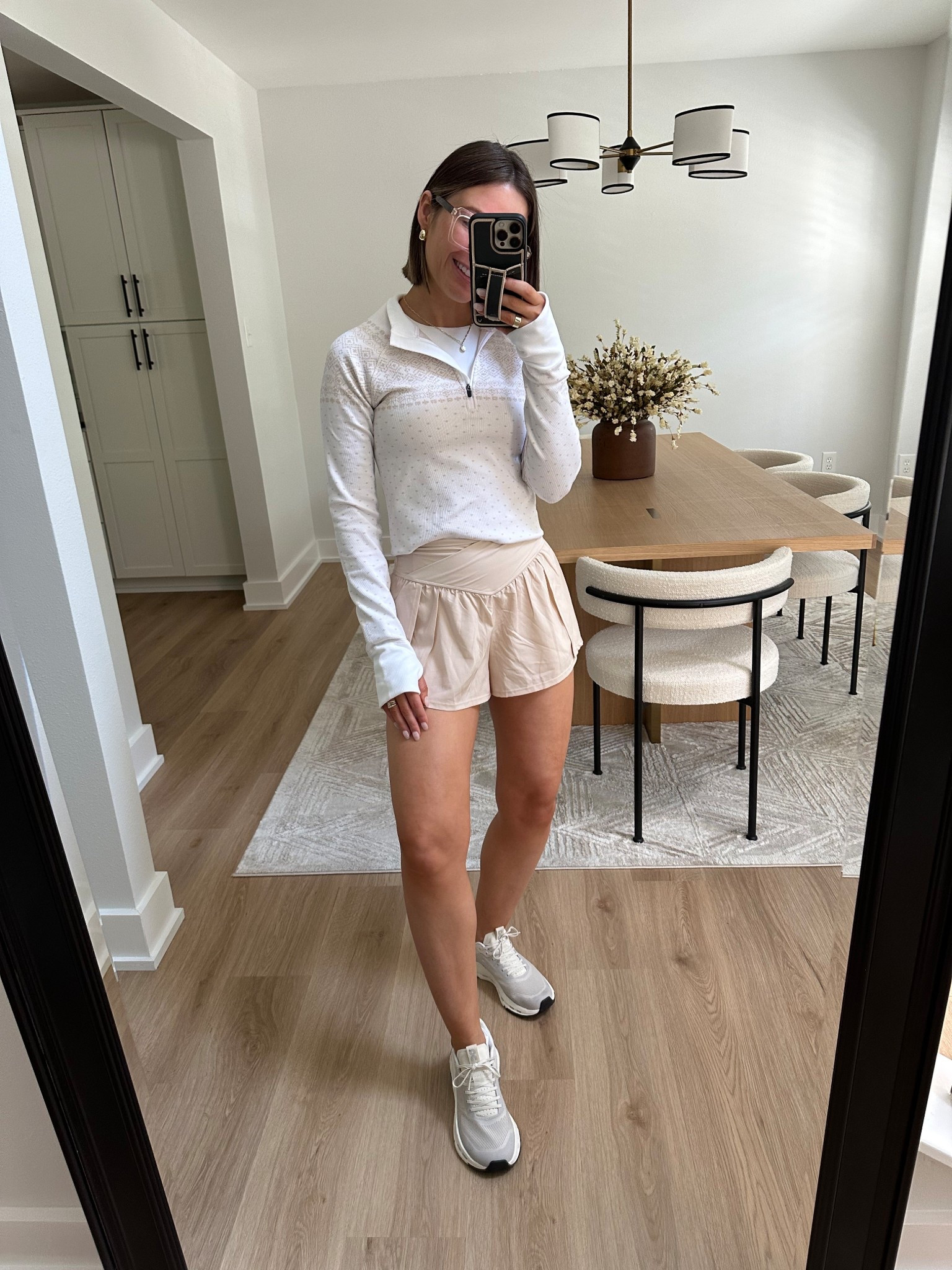 DSG patterned finger hole seamless quarter zip pullover size small. Target women’s crossover waistband high rise workout shorts Joylab size small, On Cloud CloudNova Form 2 TT sneakers in ivory 

#LTKSaleAlert #LTKTravel #LTKActive