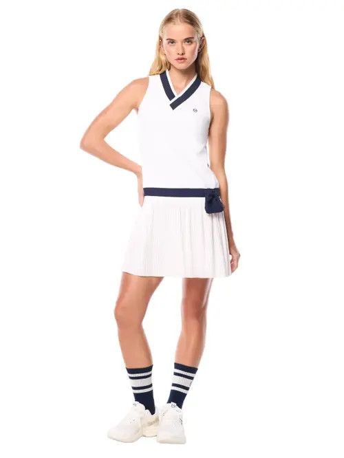 Sergio Tacchini Saveri Dress in Gardenia at Nordstrom, Size X-Large | Nordstrom