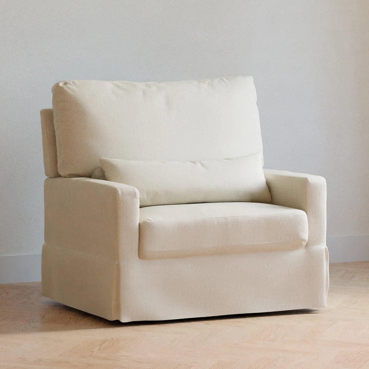 Crawford Upholstered Swivel Glider Chair and a Half | Wayfair North America