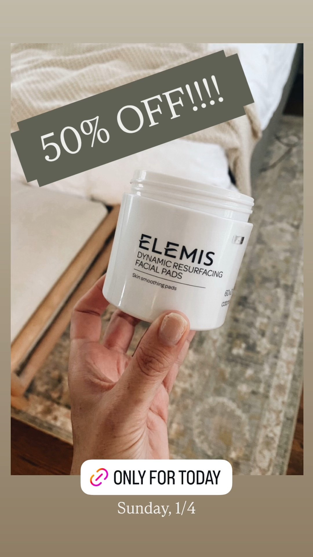 50% off for today only (1/4)

skincare deal

#LTKFindsUnder100 #LTKBeauty #LTKSaleAlert