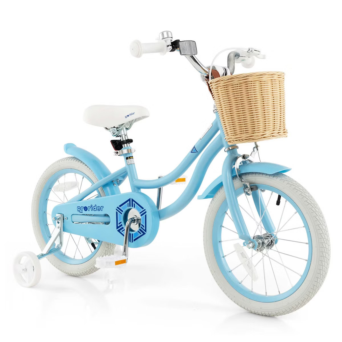 Prorider 16" Kid’s Bike with Training Wheels Adjustable Handlebar Seat Handbrake Blue/Green/Pin... | Target