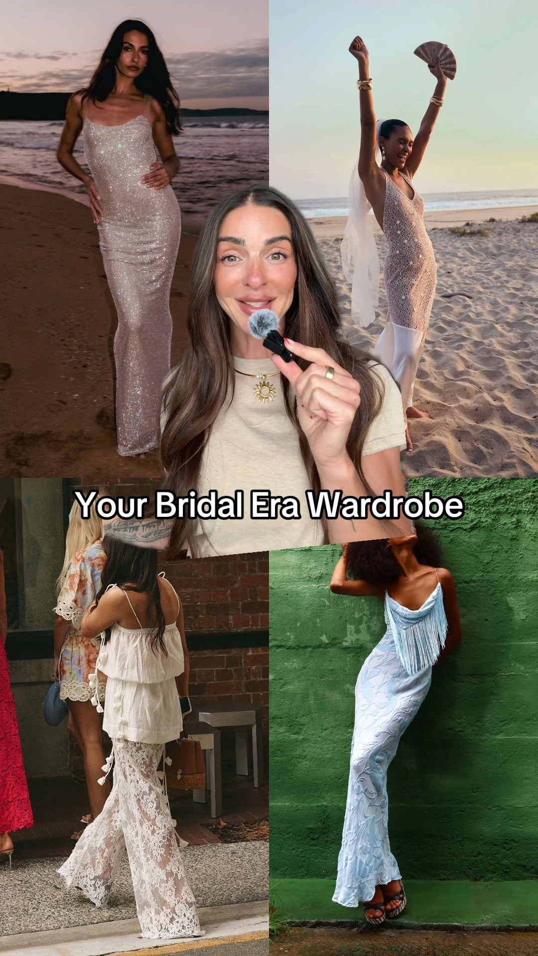 The best pieces for every “I’m the bride” moment. 

Bachelorette, bridal shower, engagement photos, honeymoon, rehearsal dinner and all the little white outfits you suddenly have an excuse to buy.