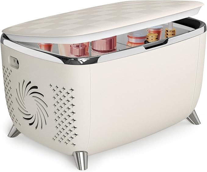 Living Enrichment Mini Fridge 6 Liters, Skincare Fridge, Low Noise and Lightweight Cosmetic Fridg... | Amazon (US)
