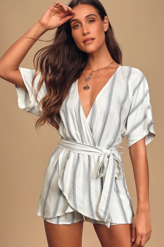 Minorca Washed Mauve Romper curated on LTK