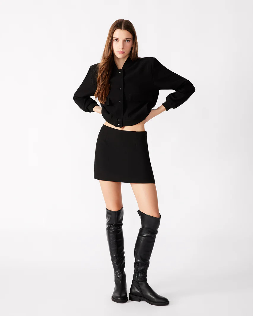 CINDI Skort Black | Women's Essential Mini Skort | Steve Madden (US)