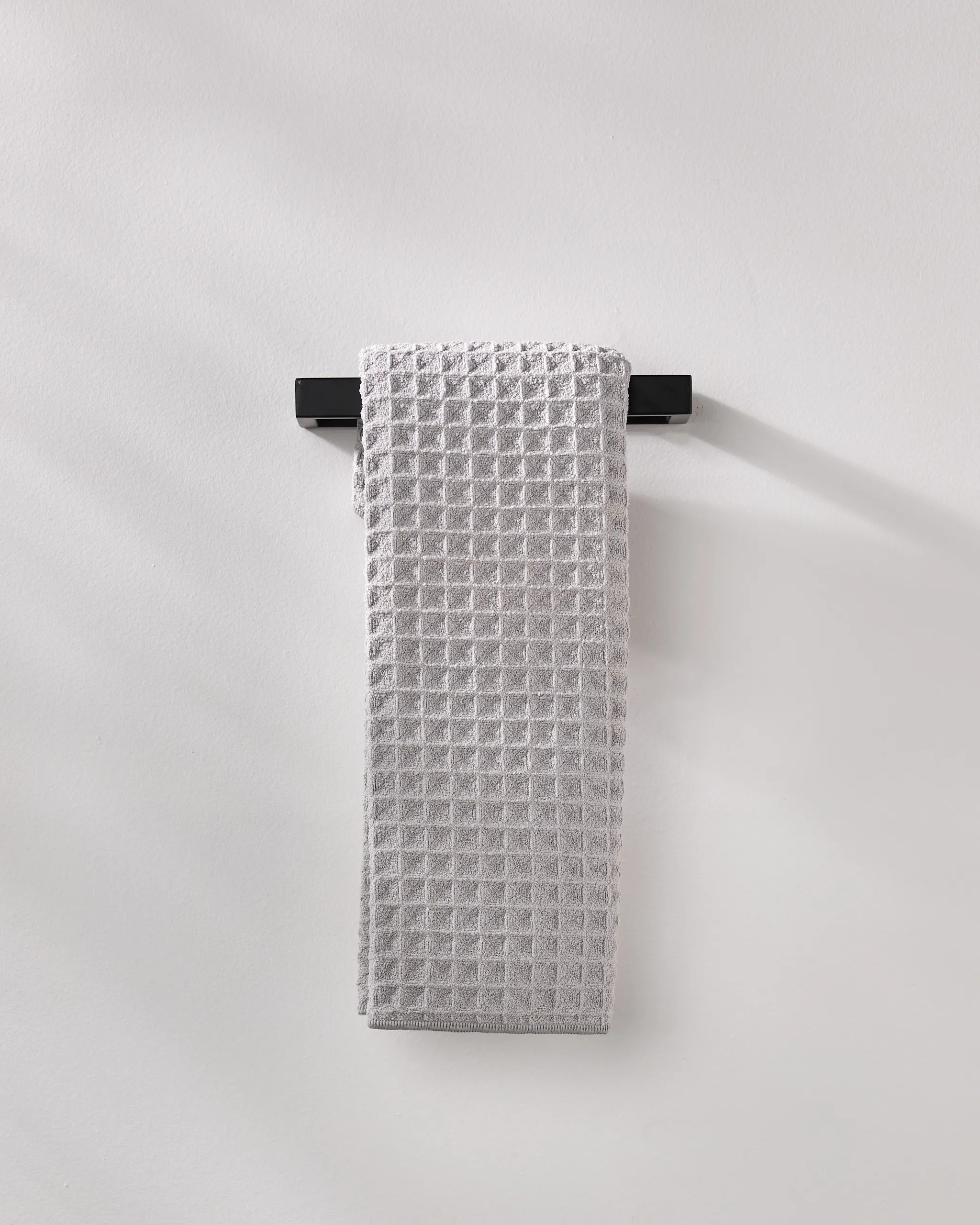 Stone Light Grey Waffle Hand Towel | Geometry Towels | Geometry