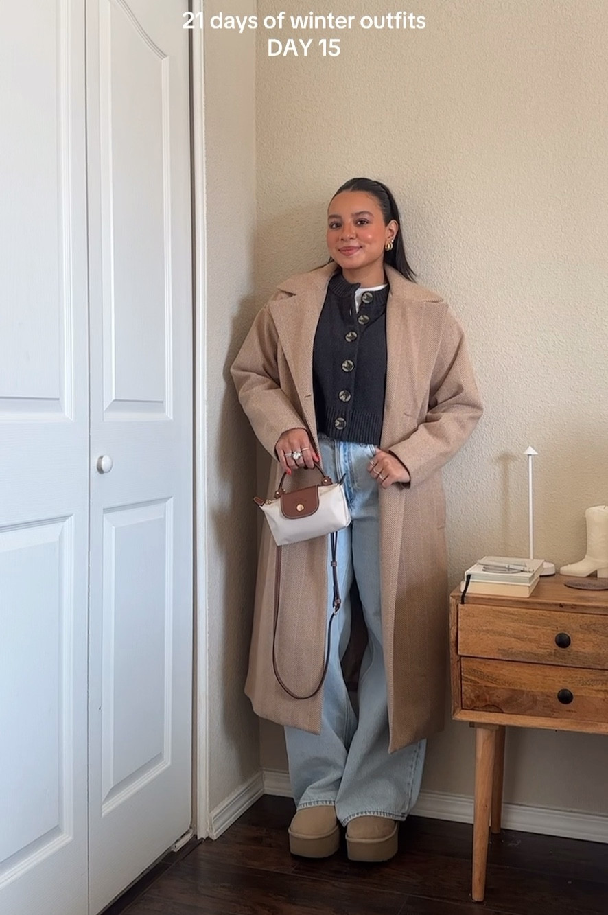 layering for winter❄️ — ( wearing jeans in size 2/26s curve love + sweater in size x-small + tee in size x-small + coat is from JustFab a few years back)

#LTKStyleTip #LTKHoliday #LTKSeasonal