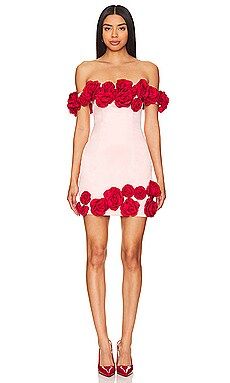 Atoir The Rosalie Mini Dress in Pink & Red from Revolve.com | Revolve Clothing (Global)