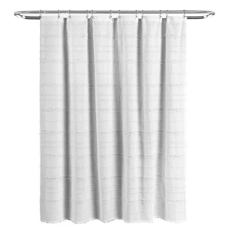 Fulda 100% Cotton Striped Single Shower Curtain | Wayfair North America