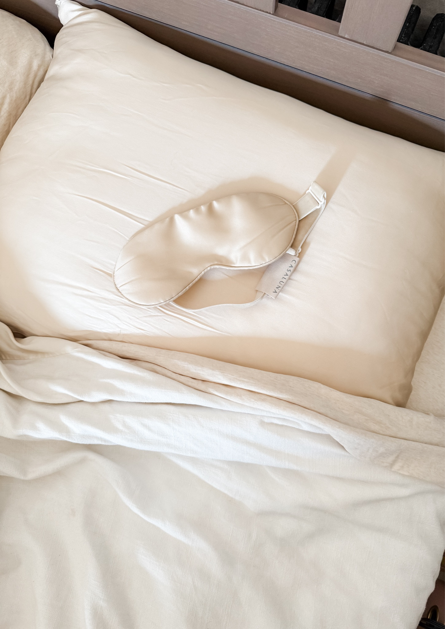 This pillowcase is a little bit of bedtime luxury. I've searched a long time for a good silk pillowcase (don't be fooled by the satin ones!) Super soft, great quality for the price, and comes in so many pretty colors.

I really can't stand any sort of light when I'm sleeping, especially little blue lights on devices, so a sleep mask is a must! I also take it when I travel. Silk is the only thing I use & an adjustable band is a must-have!

#LTKmomlife #LTKmorningroutine #LTKselfcare