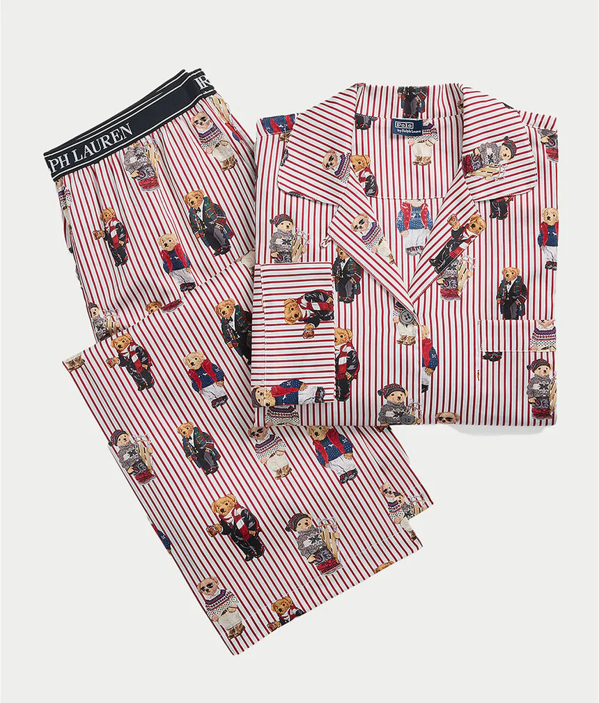 Bear Woven Pajama Set | Bare Necessities