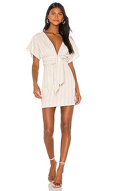 MAJORELLE Harrington Mini Dress in Golden Oat from Revolve.com | Revolve Clothing (Global)