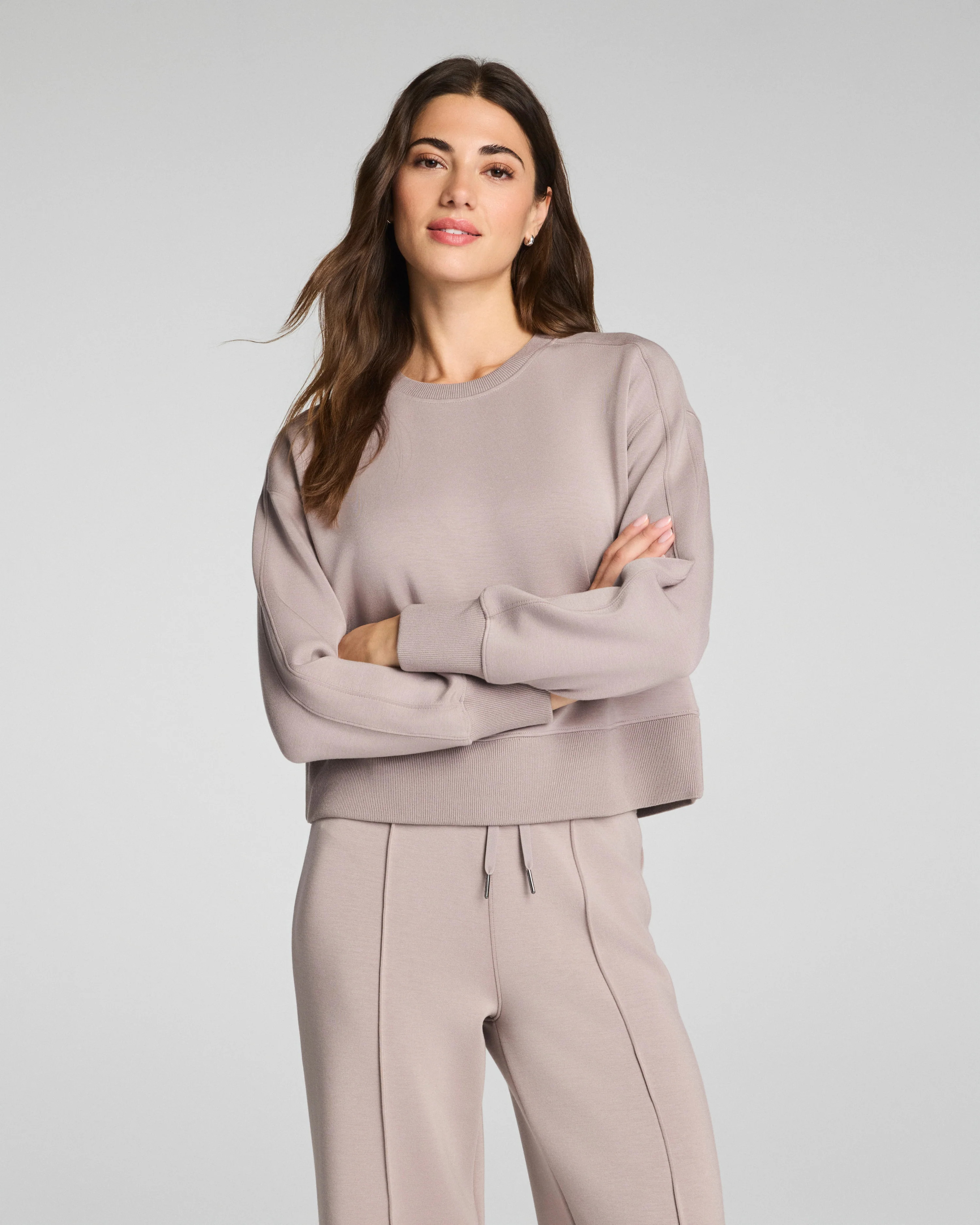 SPANX AirEssentials® LuxeCrewneck Long Sleeve Top | Spanx