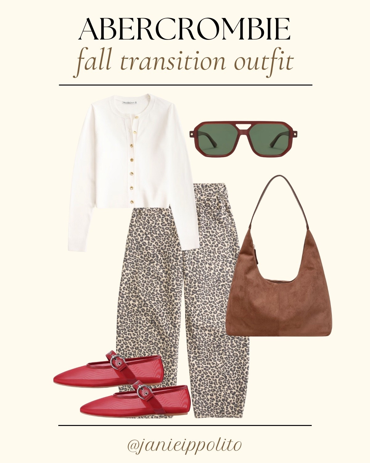 Abercrombie fall transition outfit! Love these leopard barrel jeans!! so cute!! 

#LTKSeasonal #LTKStyleTip #LTKFallSale