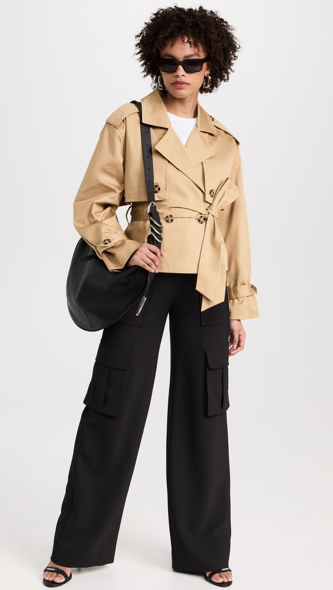 The Cropped Charles Trench Coat | Shopbop