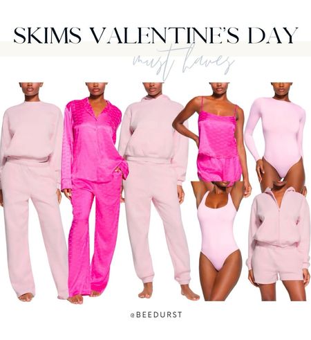 Skims Valentine’s Day collection, skims essentials, lounge set, loungewear, Valentine’s Day skims, Valentine’s Day outfit, winter outfit, pink lingerie, Valentine’s Day pajamas, pink bodysuit, skims bodysuitt

#LTKbeauty #LTKSeasonal #LTKstyletip