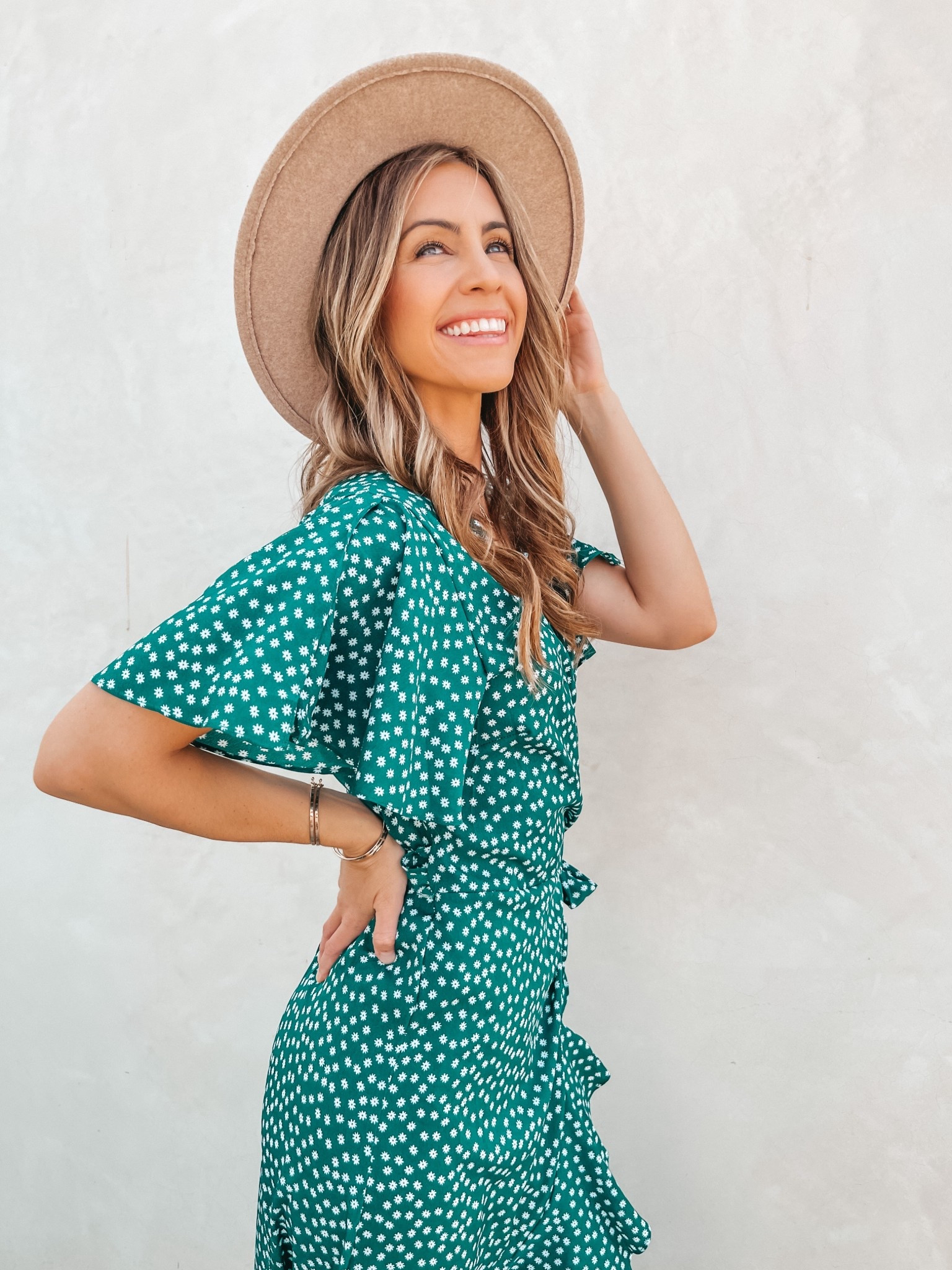 This spring wrap dress sold out in green, but it’s still in stock in red and a print! These heels are selling out fast! They fit tts and are comfortable!

#LTKOver40 #LTKootd #LTKPetite