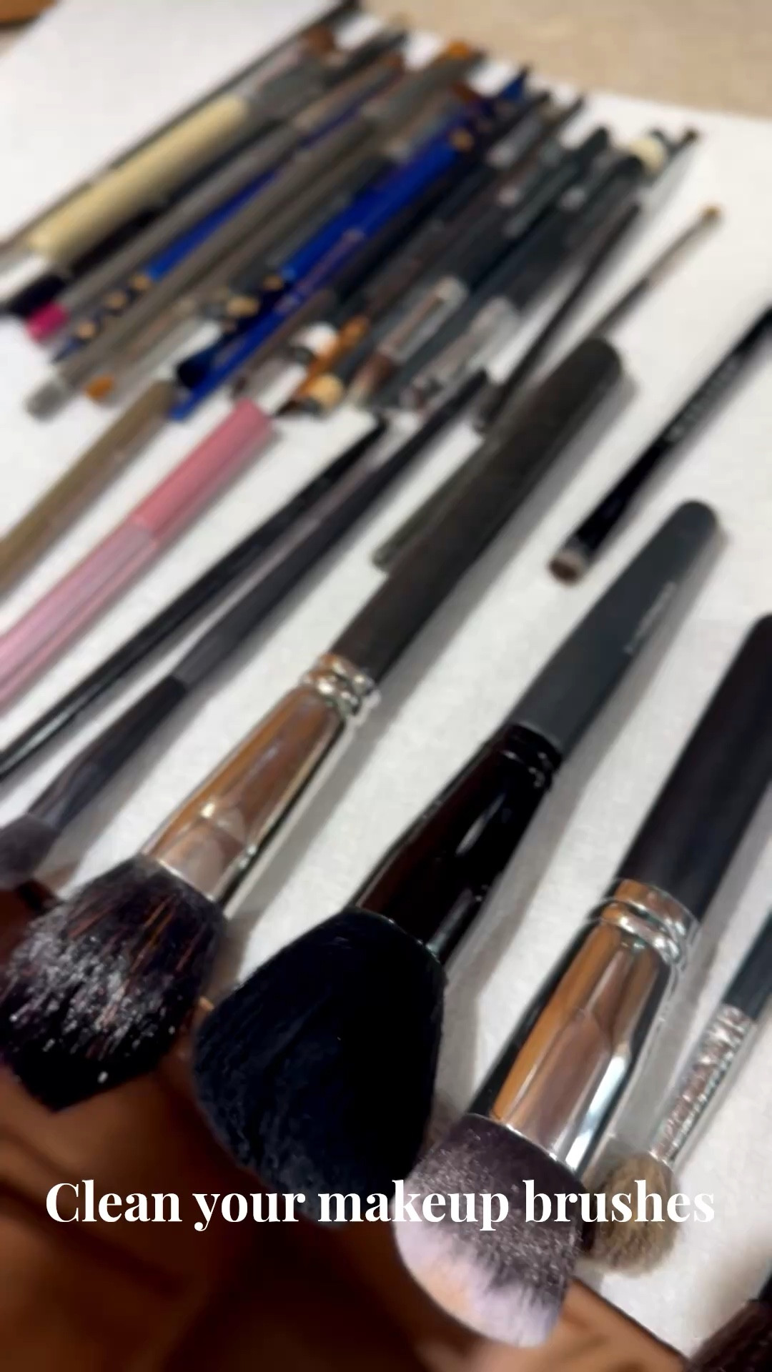 Linked my fave brush cleaners below ❤️ you should clean your personal makeup brushes every 2 weeks if not more! 
If you are a PRO makeup artist your brushes should be sanitized between clients and deep cleaned with brush shampoo at the end of each day. 💋

#LTKBeauty #LTKselfcare #LTKmomlife
