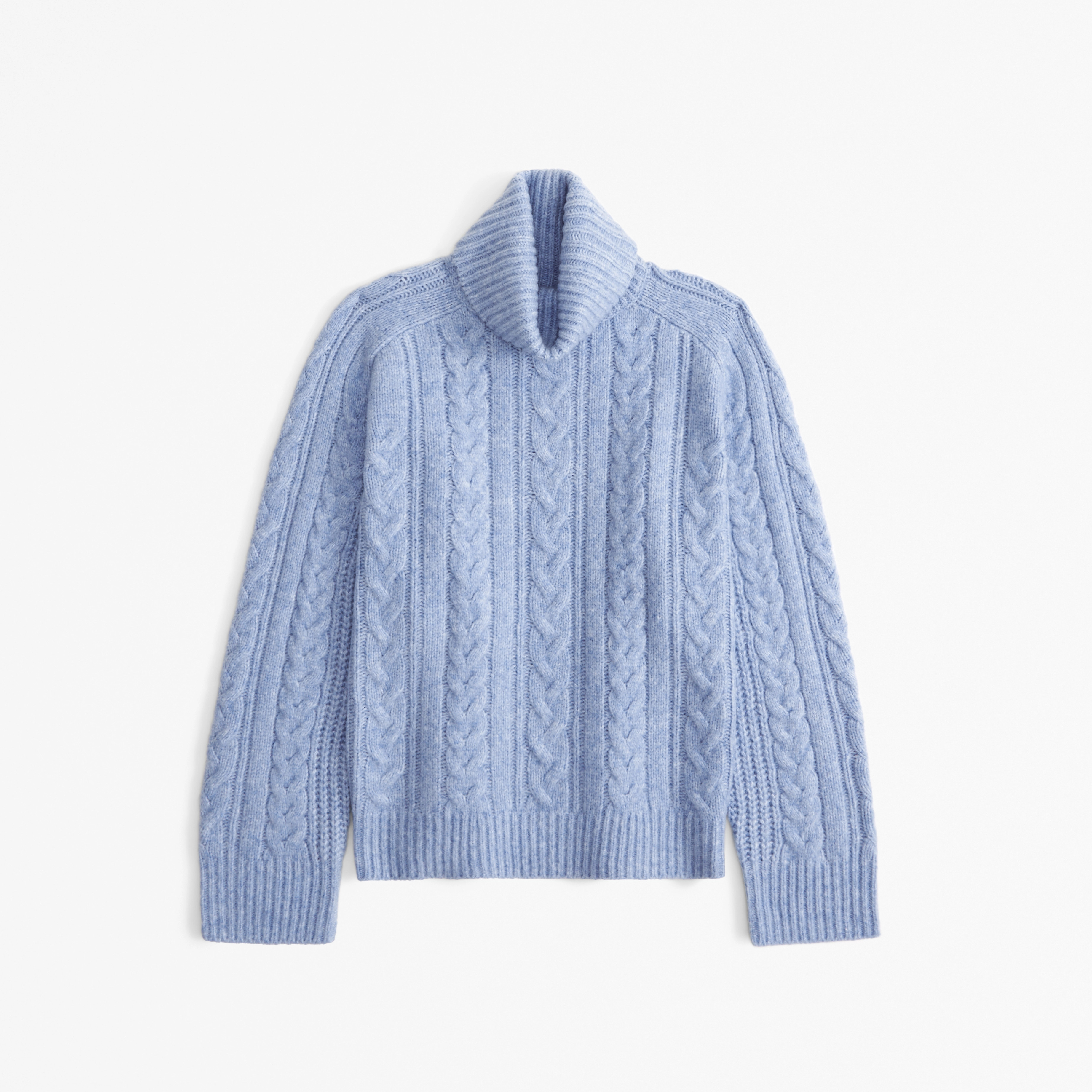 Cable Knit Turtleneck Sweater | Abercrombie & Fitch (US)