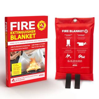 Klear Concepts 40 in. x 40 in. Fire Blanket 911411 - The Home Depot | The Home Depot