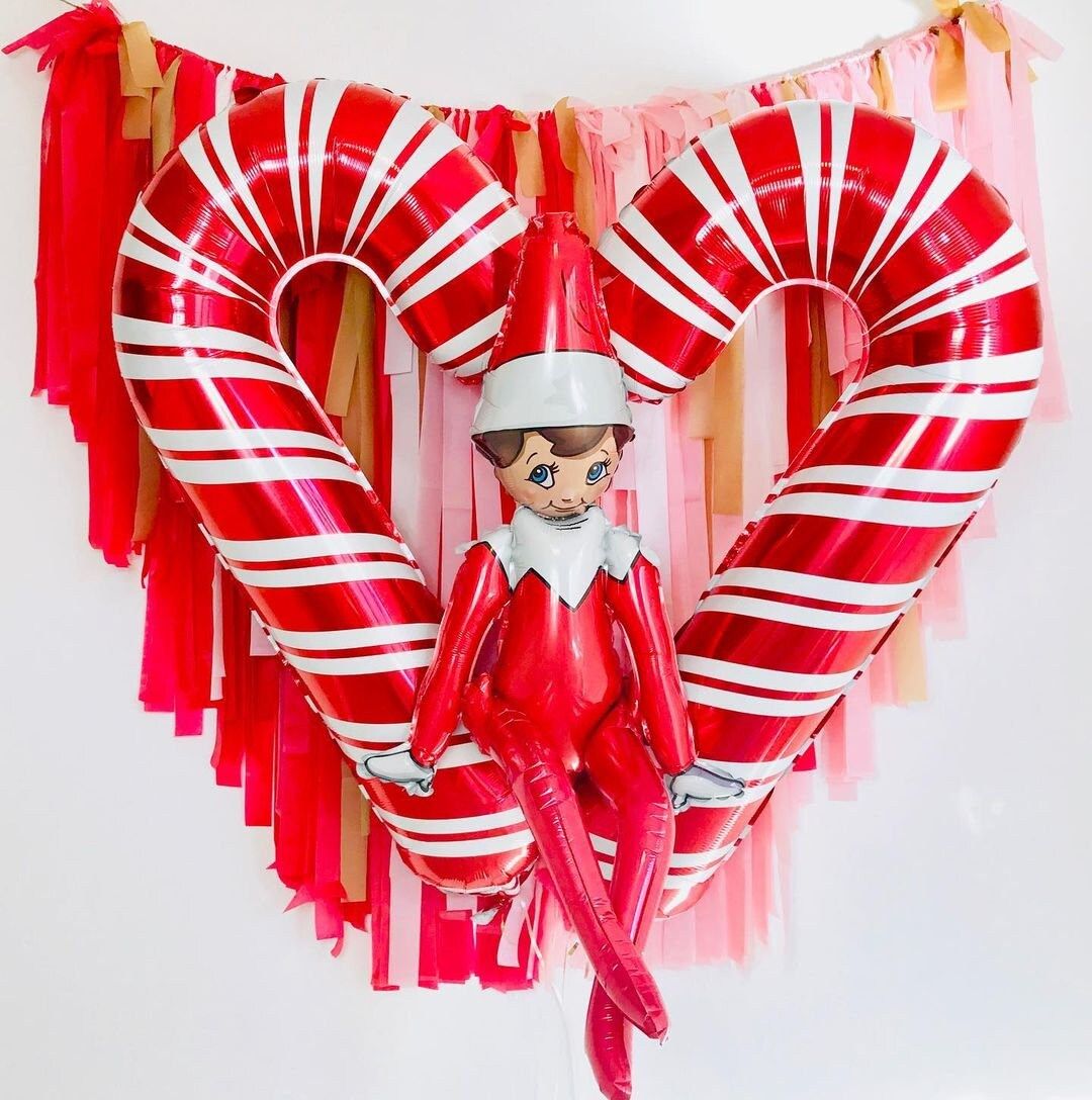 Elf on a Shelf Balloon, Elf Balloon, Elf Party, Holiday Balloons, Christmas Balloons, Elf Decoration | Etsy (US)
