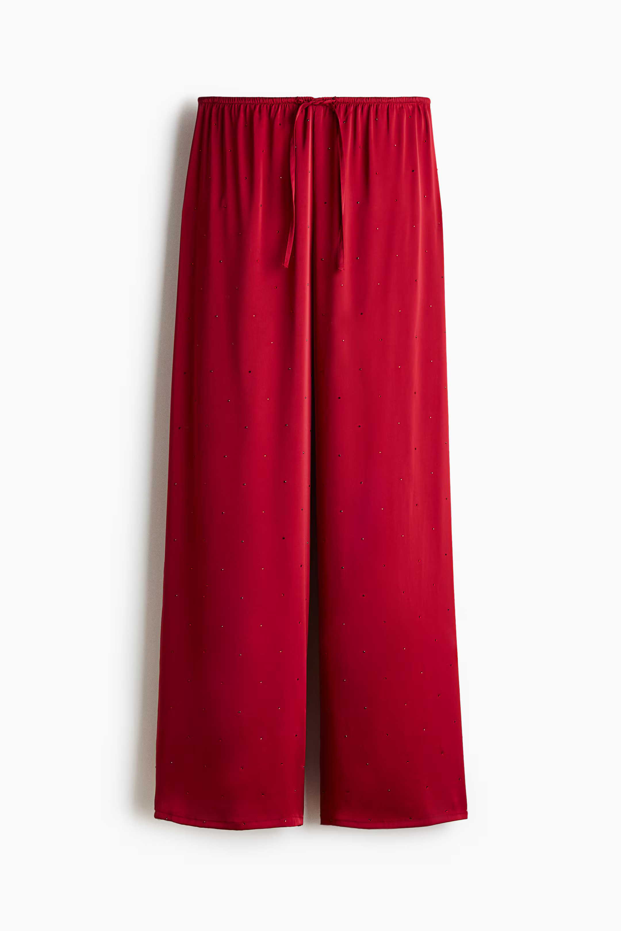 Embellished satin pyjama bottoms | H&M (UK, MY, IN, SG, PH, TW, HK)