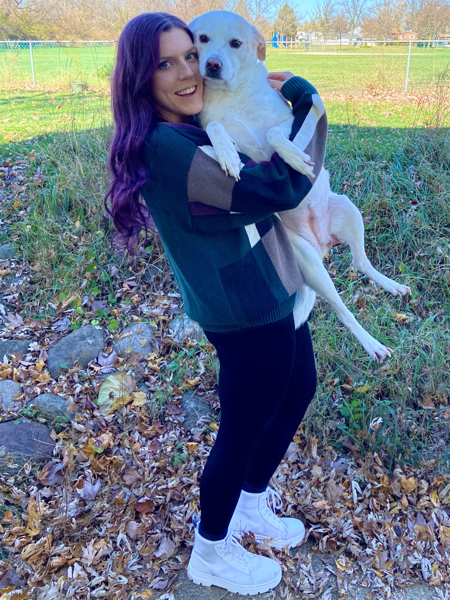 Dr marten white boots! 