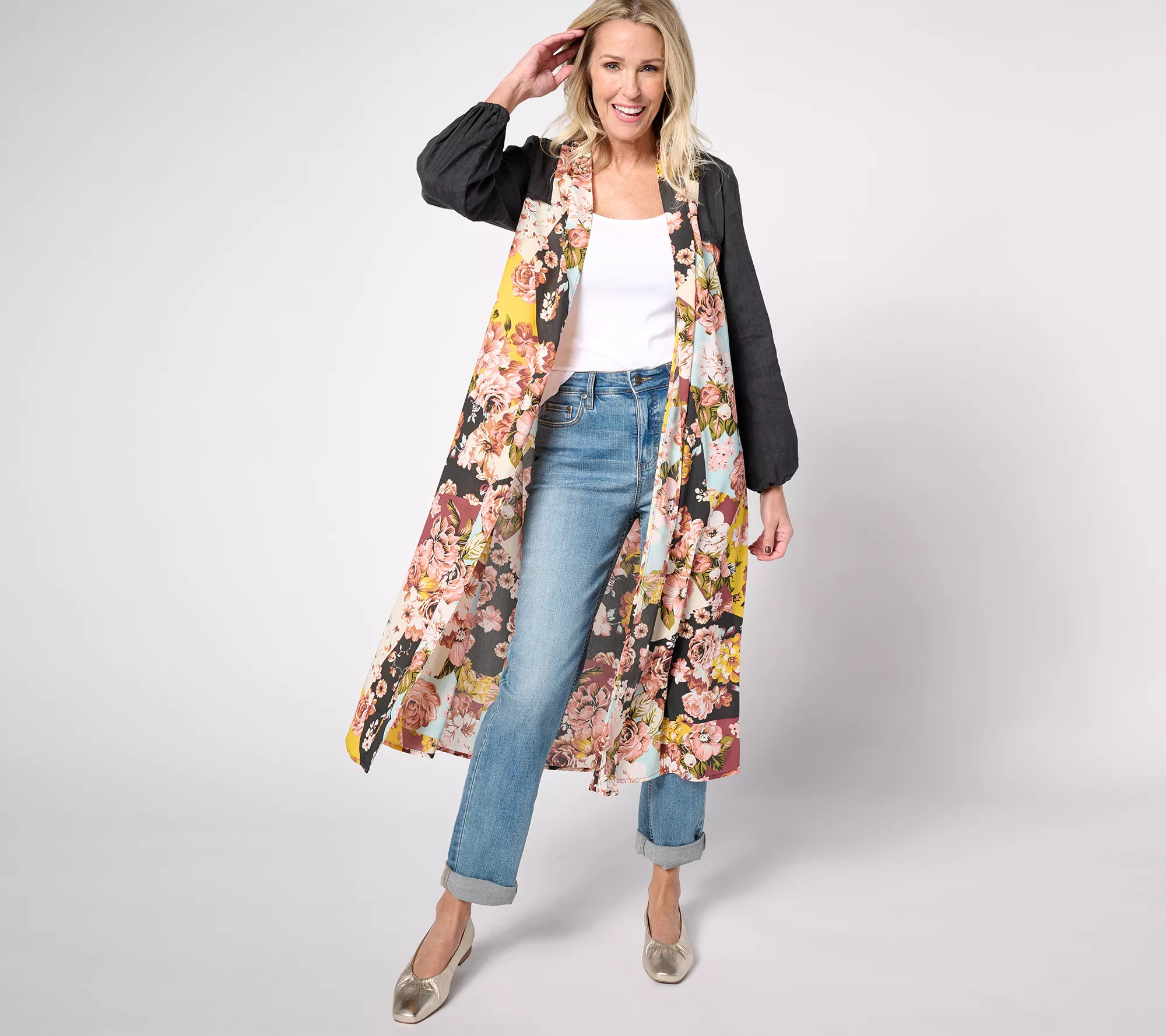 Denim & Co. Canyon Retreat Printed Duster - QVC.com | QVC