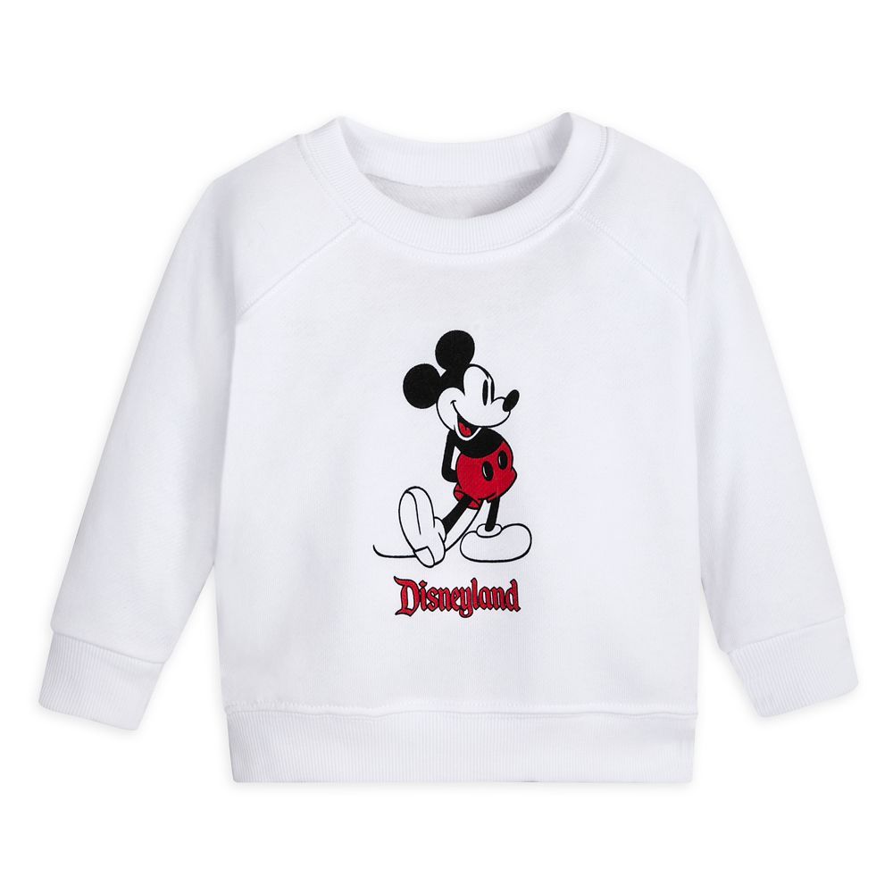 Mickey Mouse Classic Sweatshirt for Baby – Disneyland – White | Disney Store