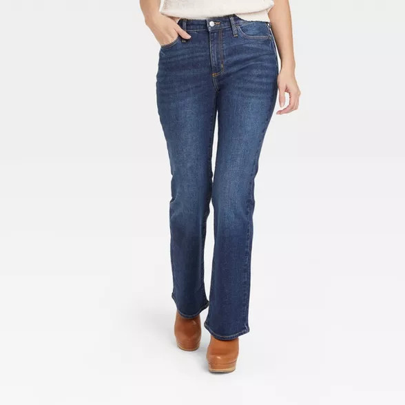 Women's High-Rise Bootcut Jeans - Universal Thread™ Blue 6 | Target