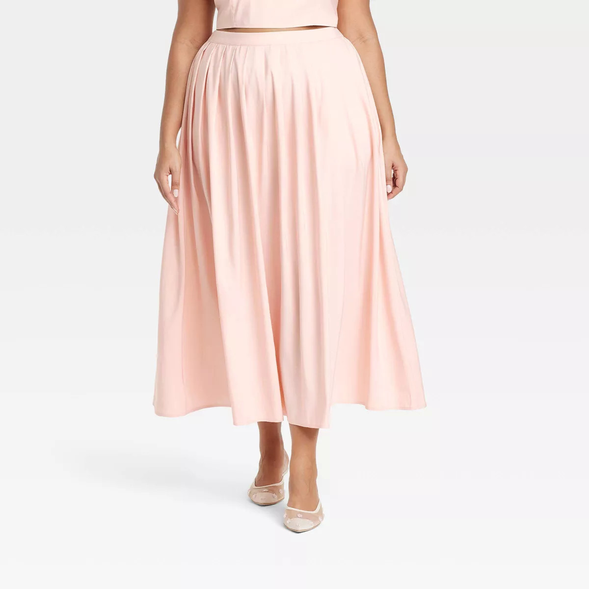 Women's Pleated A-Line Maxi Skirt - A New Day™ | Target