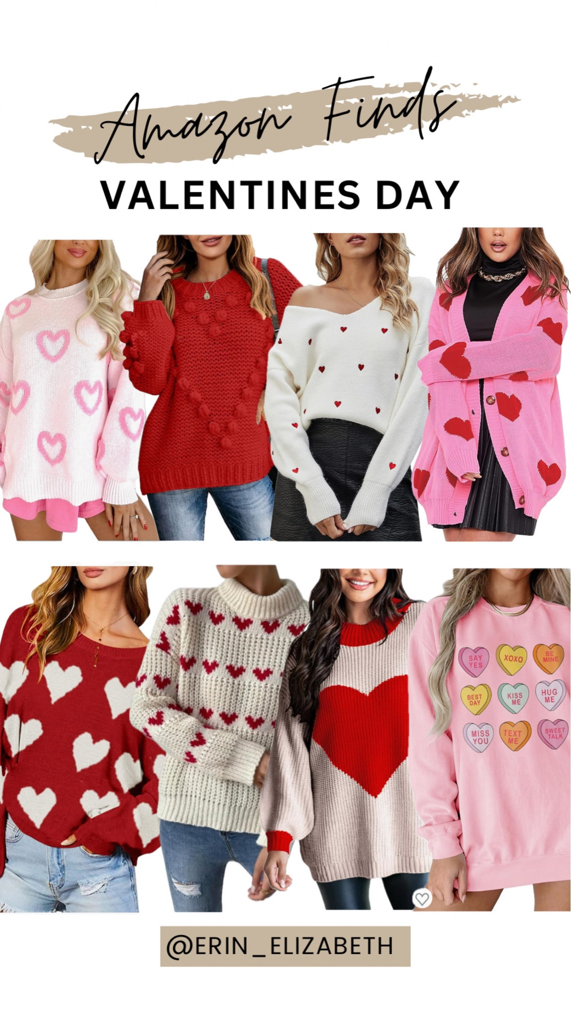 Amazon // Amazon finds // Amazon fashion // Valentine’s Day // holiday // hearts // outfit inspo // love 

#LTKSeasonal #LTKfindsunder50 #LTKstyletip