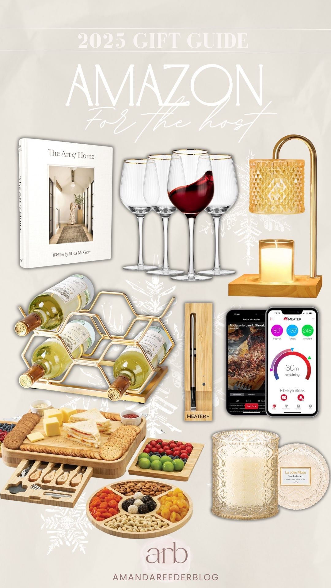 Amazon gifts for the host 🤍🍷 From chic wine glasses to charcuterie must-haves!

amazon gift guide, gifts for the host, amazon hostess gifts, holiday gifting, wine glasses, home decor gifts, charcuterie board, candle warmer, aesthetic amazon finds, amazon kitchen gifts, luxury hostess gifts, amazon home finds, entertaining essentials, gift ideas 2025, cozy home gifts, wine rack, meater thermometer, stylish hosting gifts

#LTKHoliday #LTKHome #LTKGiftGuide