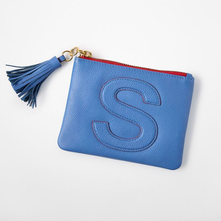 Mark &amp; Graham x Pencil &amp; Paper Co. Leather Initial Pouch | Mark and Graham