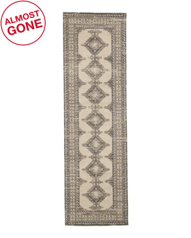 2x7 Wool Blend Flatweave Textured Runner | TJ Maxx