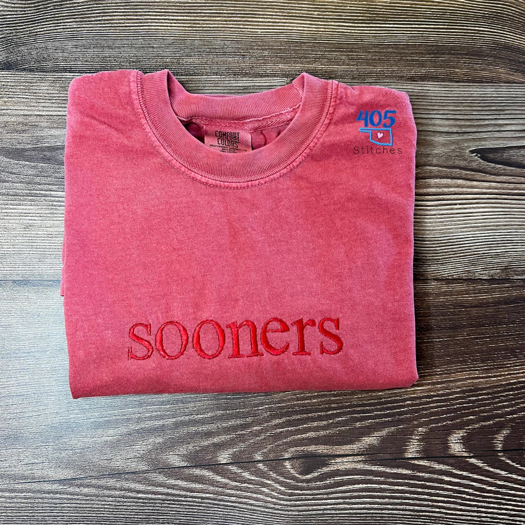 Sooner Short-sleeve Custom T-shirt Comfort Colors T-shirt - Etsy | Etsy (US)
