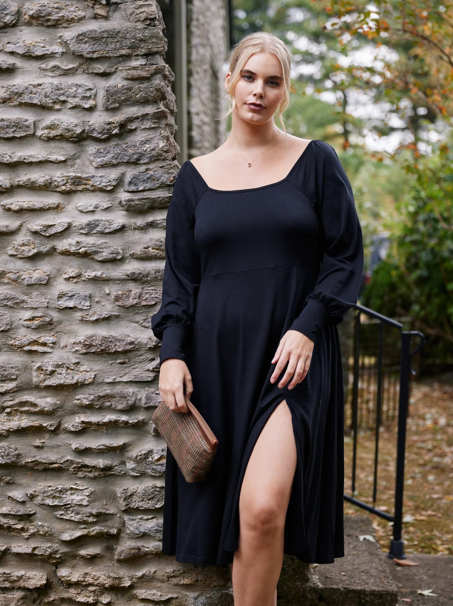 Rita Square Neck Midi Dress | ABLE Clothing