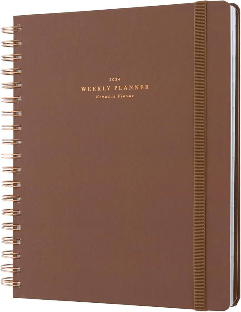 Kokonote - Agenda Grand Format 2023 2024 Brownie Flavor | Agenda Semainier de Août 2023 à Déce... | Amazon (FR)