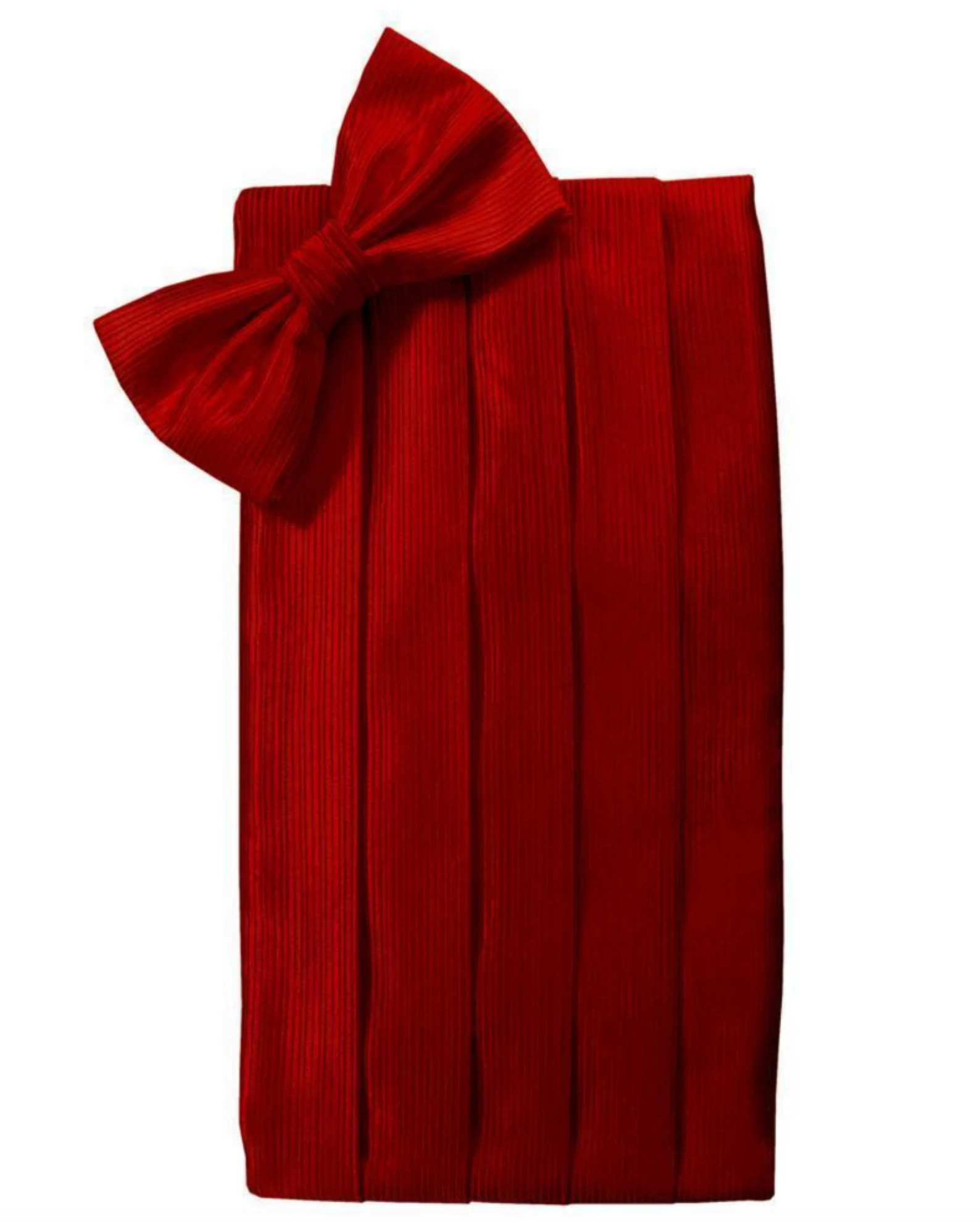 Red Faille Silk Tuxedo Cummerbund & Bow Tie Set, Formal Wear for Weddings and Groomsmen | Etsy (Global)