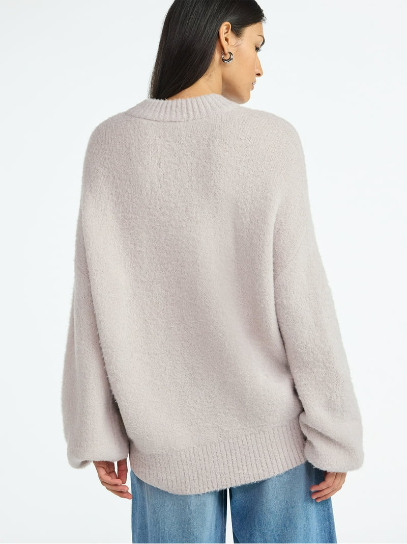 Scoop Women's Tunic Sweater with Long Sleeves, Midweight, Sizes XS-XXL | Walmart (US)