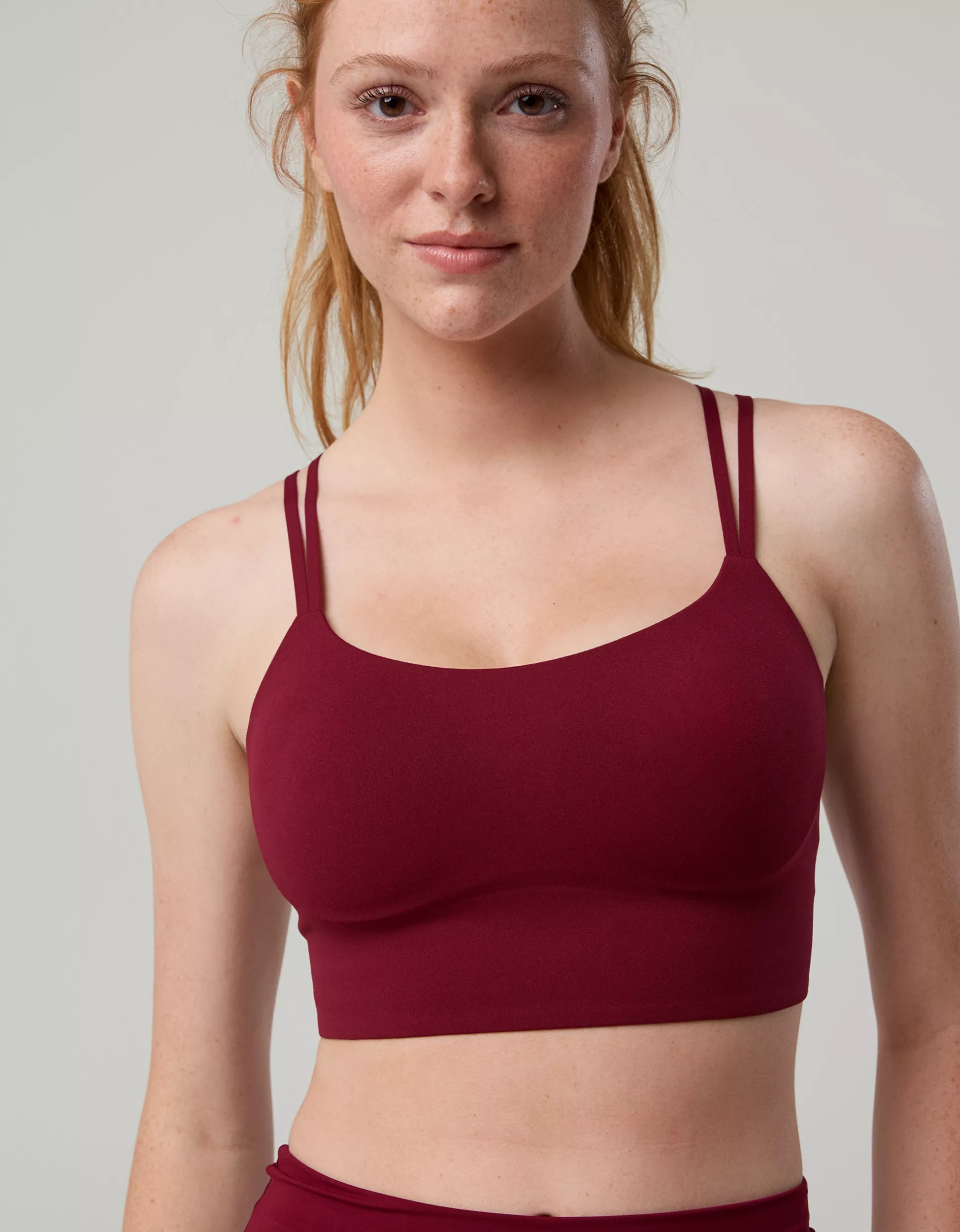 OFFLINE By Aerie Real Me Hold Up! Layered Sports Bra | Aerie