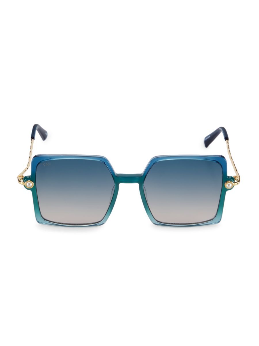 Moxie 54MM Square Sunglasses | Saks Fifth Avenue